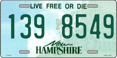 NH license plate 1398549