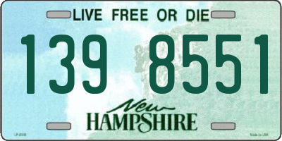 NH license plate 1398551