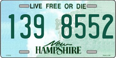 NH license plate 1398552