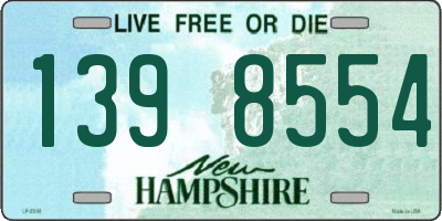 NH license plate 1398554