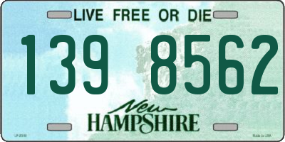 NH license plate 1398562