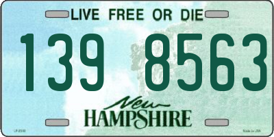 NH license plate 1398563