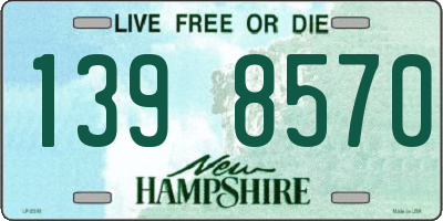 NH license plate 1398570