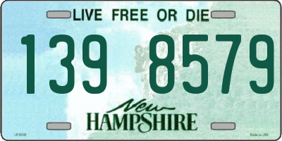NH license plate 1398579