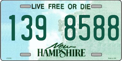NH license plate 1398588