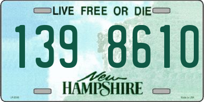 NH license plate 1398610