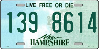 NH license plate 1398614