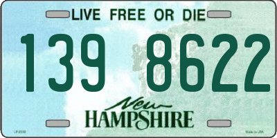 NH license plate 1398622