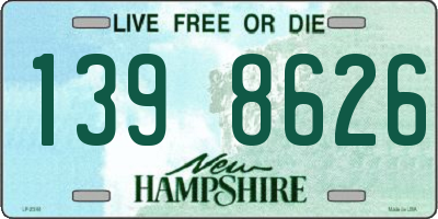 NH license plate 1398626