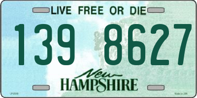 NH license plate 1398627