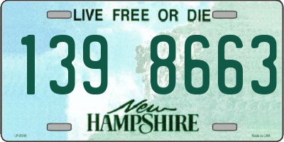 NH license plate 1398663