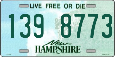 NH license plate 1398773