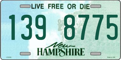 NH license plate 1398775