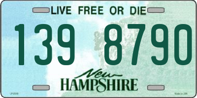 NH license plate 1398790