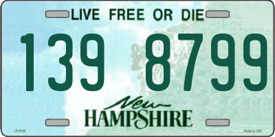 NH license plate 1398799