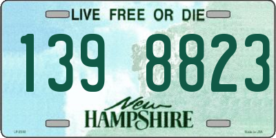 NH license plate 1398823