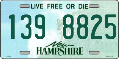 NH license plate 1398825
