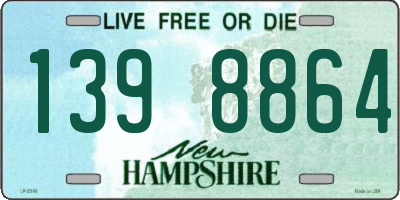 NH license plate 1398864