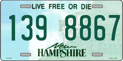 NH license plate 1398867
