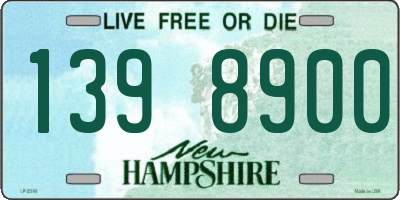 NH license plate 1398900