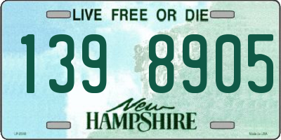 NH license plate 1398905