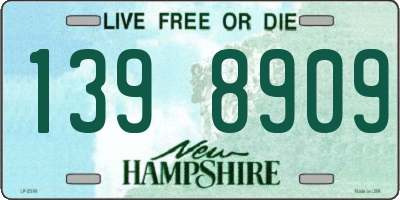 NH license plate 1398909