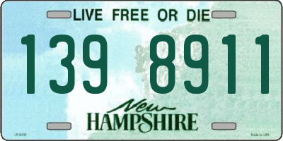 NH license plate 1398911