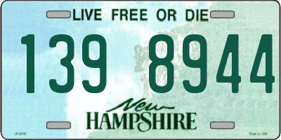 NH license plate 1398944