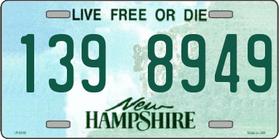 NH license plate 1398949