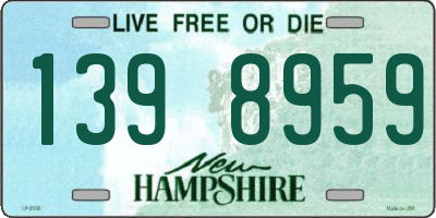 NH license plate 1398959