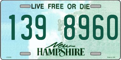 NH license plate 1398960
