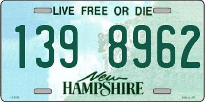 NH license plate 1398962