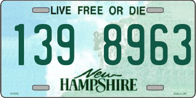 NH license plate 1398963