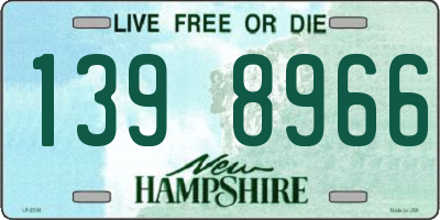 NH license plate 1398966