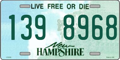 NH license plate 1398968