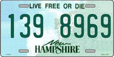 NH license plate 1398969