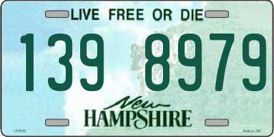 NH license plate 1398979