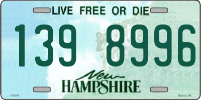 NH license plate 1398996