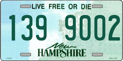 NH license plate 1399002