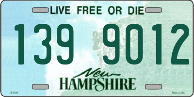 NH license plate 1399012