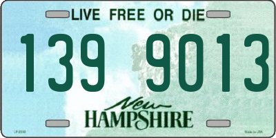 NH license plate 1399013
