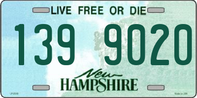 NH license plate 1399020