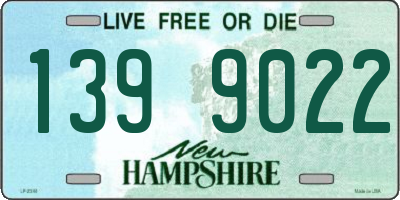 NH license plate 1399022