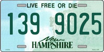 NH license plate 1399025