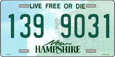 NH license plate 1399031