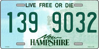 NH license plate 1399032