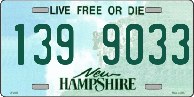 NH license plate 1399033