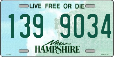 NH license plate 1399034