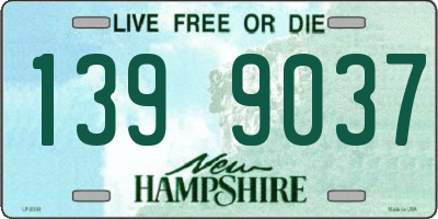 NH license plate 1399037