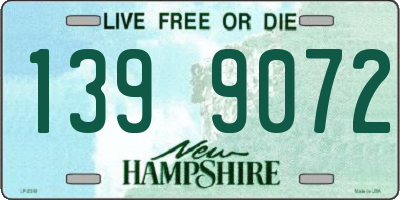 NH license plate 1399072